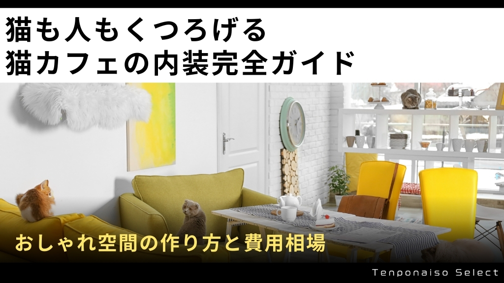 猫カフェの内装完全ガイド｜猫も人もくつろげるおしゃれ空間の作り方と費用相場